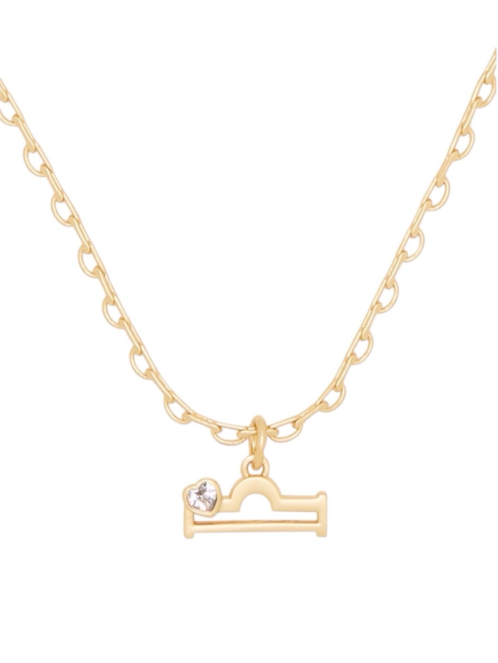Kate Spade New York What's Your Sign Mini LIBRA Pendant Necklace, NWT